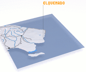 3d view of El Quemado