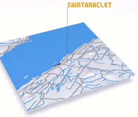 3d view of Saint-Anaclet