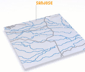 3d view of San José