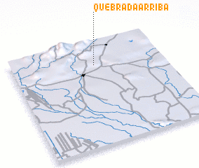 3d view of Quebrada Arriba