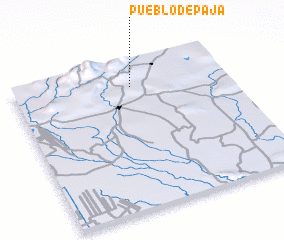 3d view of Pueblo de Paja