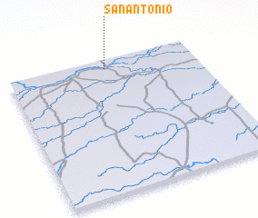 3d view of San Antonio