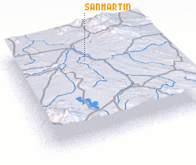 3d view of San Martín