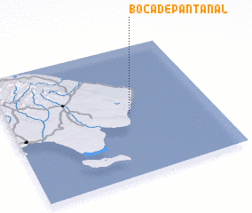 3d view of Boca de Pantanal