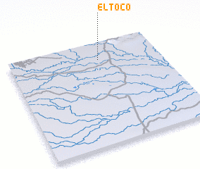 3d view of El Toco