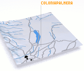 3d view of Colonia Palmera