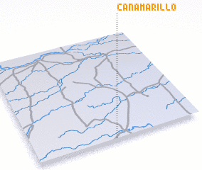 3d view of Cañ Amarillo