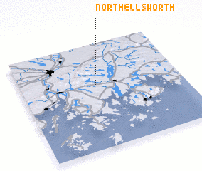 3d view of North Ellsworth