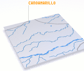 3d view of Caño Amarillo