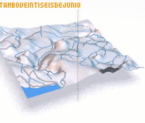 3d view of Tambo Veintiseis de Junio