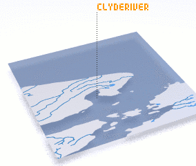 3d view of Clyde River
