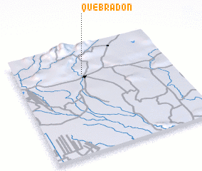 3d view of Quebradón