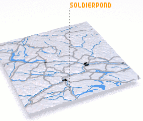 3d view of Soldier Pond