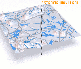 3d view of Estancia Huayllani