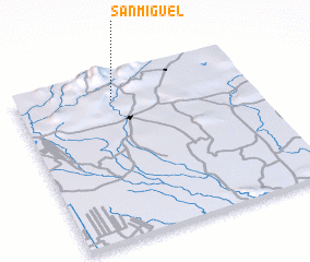 3d view of San Miguel