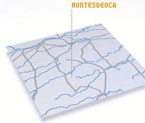 3d view of Montes de Oca