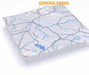 3d view of General Pando