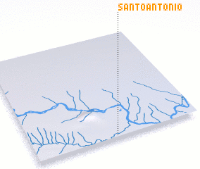 3d view of Santo Antônio