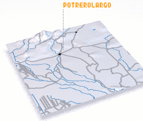 3d view of Potrero Largo