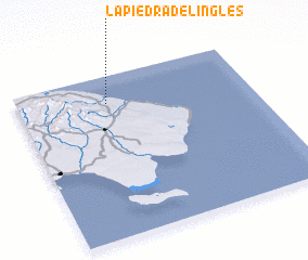 3d view of La Piedra del Inglés