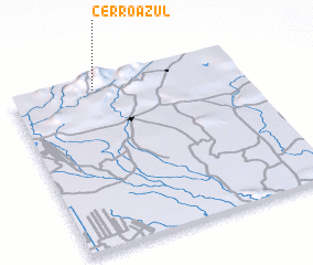 3d view of Cerro Azul