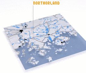 3d view of North Orland