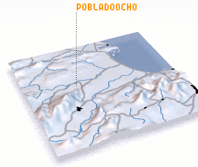 3d view of Poblado Ocho