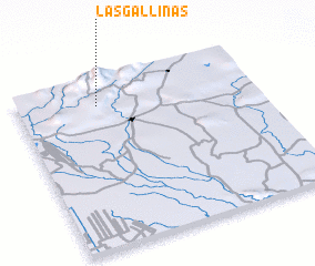 3d view of Las Gallinas