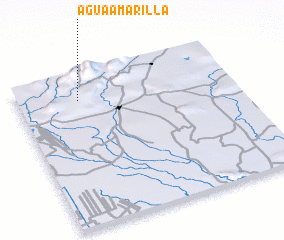 3d view of Agua Amarilla