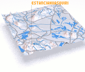 3d view of Estancia Huasquiri