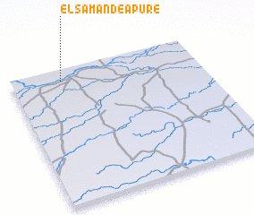 3d view of El Samán de Apure