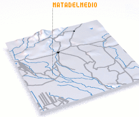 3d view of Mata del Medio