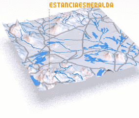 3d view of Estancia Esmeralda