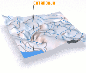 3d view of Catán Baja