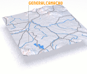 3d view of General Camacho