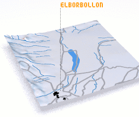 3d view of El Borbollón