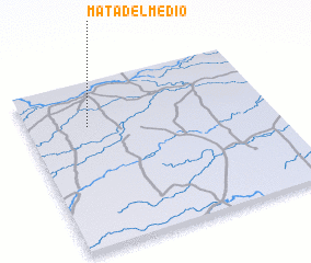 3d view of Mata del Medio