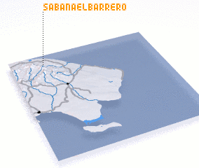3d view of Sabana El Barrero