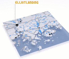 3d view of Elliot Landing