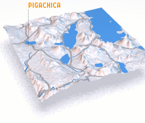 3d view of Piga Chica