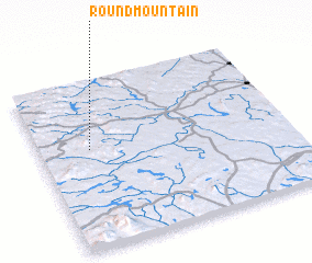 3d view of Round Mountain