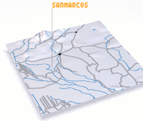 3d view of San Marcos