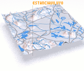 3d view of Estancia Viluyo