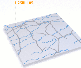 3d view of Las Mulas