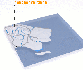 3d view of Sabana de Nisibón