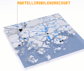 3d view of Martells Mobile Home Court