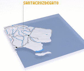 3d view of Santa Cruz de Gato