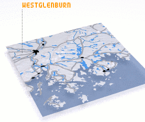 3d view of West Glenburn