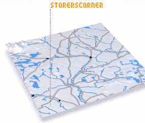 3d view of Storers Corner