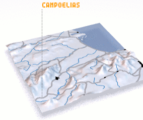 3d view of Campo Elías